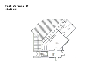 Klasse Büroräume im Gründerzentrum - 2 Büros mit Flur und Balkon