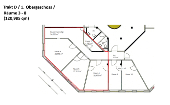Klasse Büroräume im Gründerzentrum - Großzügige Raumeinheit